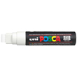 Uni Posca Permanent Paint Marker 15.0mm Extra-Broad Chisel White PC-17K